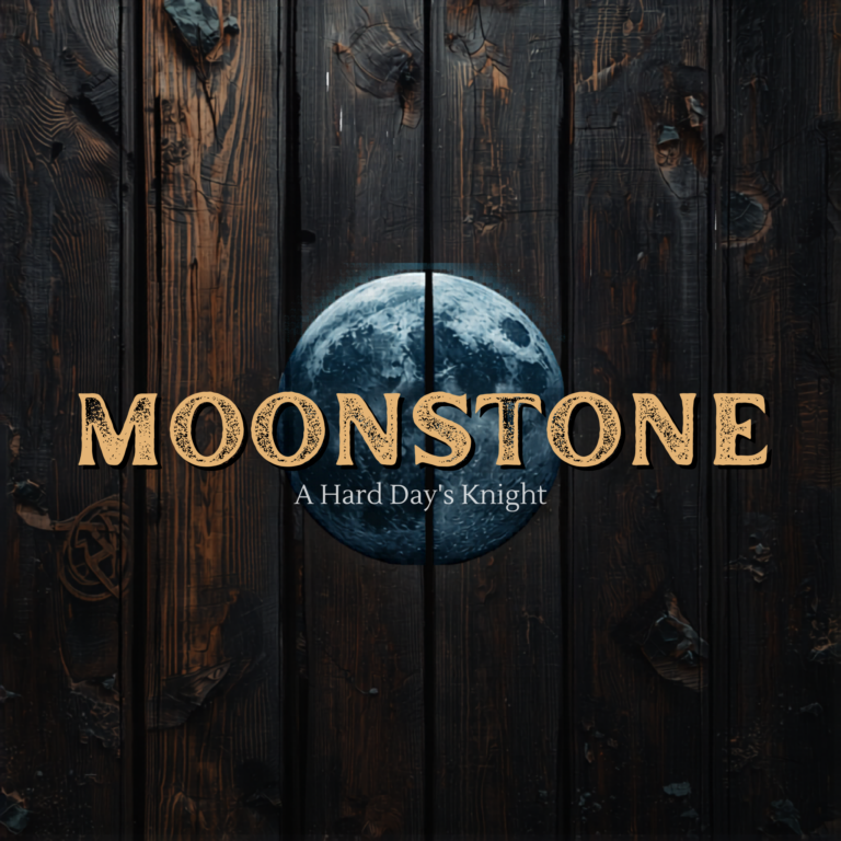 MOONSTONE Logo with Ancient Textures