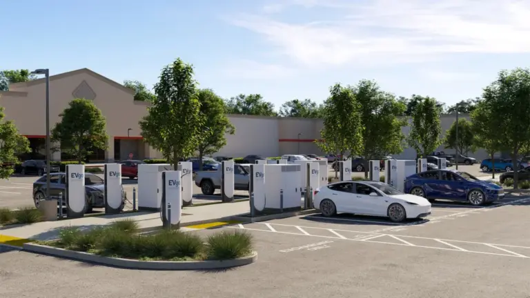 EVgo starts building Tesla Superchargers under license